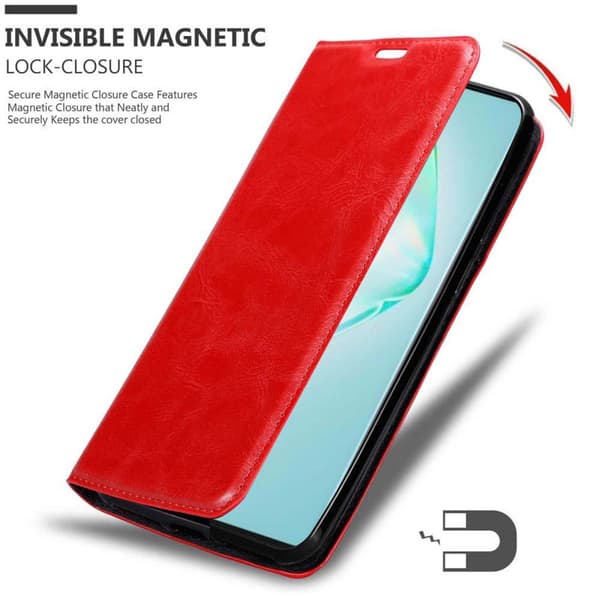 Samsung Galaxy A91 / S10 LITE / M80s Suojakotelo Suojakuori Lompakkokotelo Matkapuhelinkotelo jossa magneettisuljenta, jalusta-toiminto ja korttitasku