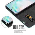Pikkukuva 5 / 8: Samsung Galaxy A91 / S10 LITE / M80s Suojakotelo Suojakuori Lompakkokotelo Matkapuhelinkotelo jossa magneettisuljenta, jalusta-toiminto ja korttitasku