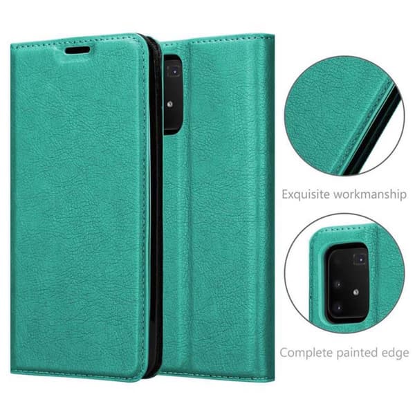 Samsung Galaxy A91 / S10 LITE / M80s Suojakotelo Suojakuori Lompakkokotelo Matkapuhelinkotelo jossa magneettisuljenta, jalusta-toiminto ja korttitasku