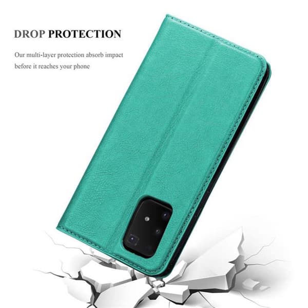 Samsung Galaxy A91 / S10 LITE / M80s Suojakotelo Suojakuori Lompakkokotelo Matkapuhelinkotelo jossa magneettisuljenta, jalusta-toiminto ja korttitasku