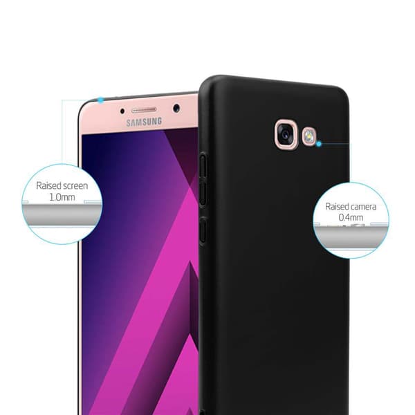 Hårt Samsung Galaxy A7 2017 Fodral Skal Fodral Mobilskydd Hard Case Skyddsomslag i metalloptik mot repor och stötar