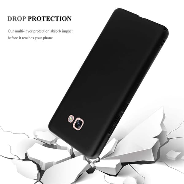 Samsung Galaxy A7 2017 Suojakuori Hard Case Suojakotelo metallin näköinen suojus naarmuja ja iskuja vastaan
