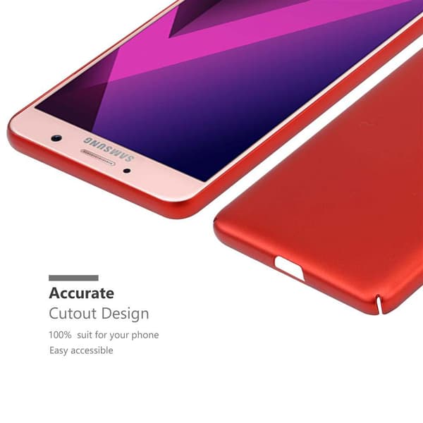 Deksel for Samsung Galaxy A7 2017 Hardt Case Beskyttende i metallutseende mot riper og støt.