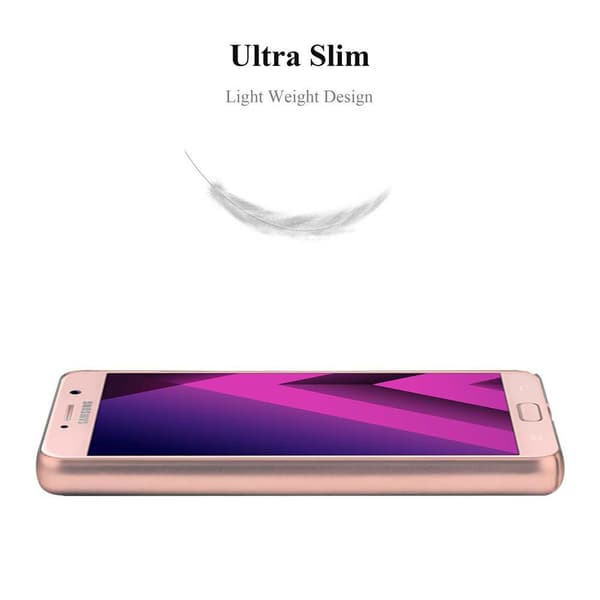 Hårt Samsung Galaxy A7 2017 Fodral Skal Fodral Mobilskydd Hard Case Skyddsomslag i metalloptik mot repor och stötar
