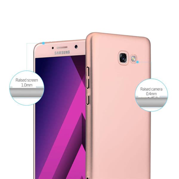 Hårt Samsung Galaxy A7 2017 Fodral Skal Fodral Mobilskydd Hard Case Skyddsomslag i metalloptik mot repor och stötar