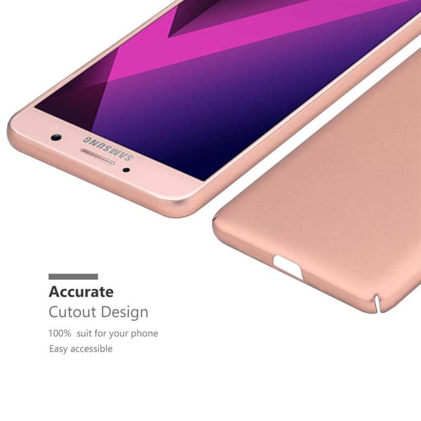 Hårt Samsung Galaxy A7 2017 Fodral Skal Fodral Mobilskydd Hard Case Skyddsomslag i metalloptik mot repor och stötar