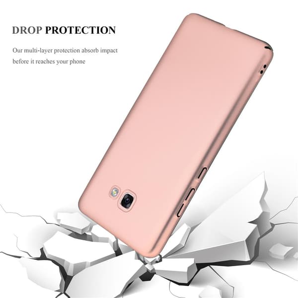 Hårt Samsung Galaxy A7 2017 Fodral Skal Fodral Mobilskydd Hard Case Skyddsomslag i metalloptik mot repor och stötar