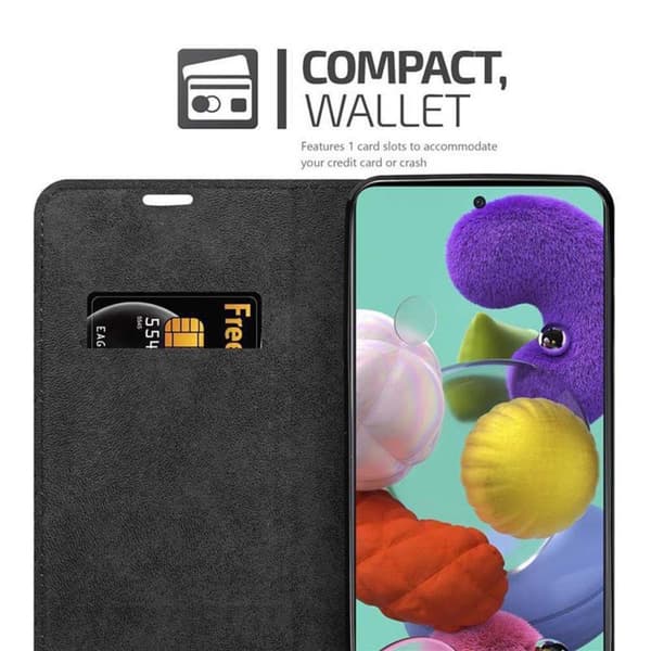 Samsung Galaxy A51 4G / M40s Fodral Skal Plånboksfodral Case med magnetisk stängning, ståfunktion och kortficka