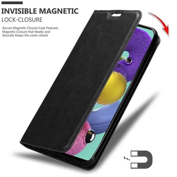 Samsung Galaxy A51 4G / M40s Fodral Skal Plånboksfodral Case med magnetisk stängning, ståfunktion och kortficka