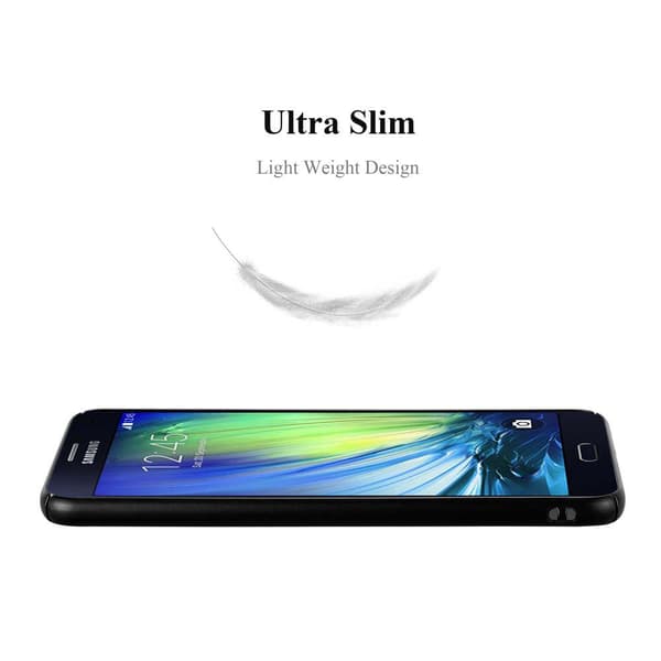 Samsung Galaxy A7 2015 Suojakuori Hard Case Suojakotelo metallin näköinen suojus naarmuja ja iskuja vastaan