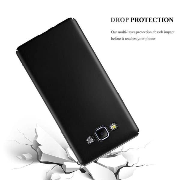 Samsung Galaxy A7 2015 Suojakuori Hard Case Suojakotelo metallin näköinen suojus naarmuja ja iskuja vastaan
