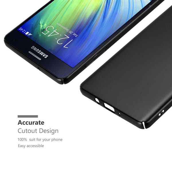Samsung Galaxy A7 2015 Suojakuori Hard Case Suojakotelo metallin näköinen suojus naarmuja ja iskuja vastaan