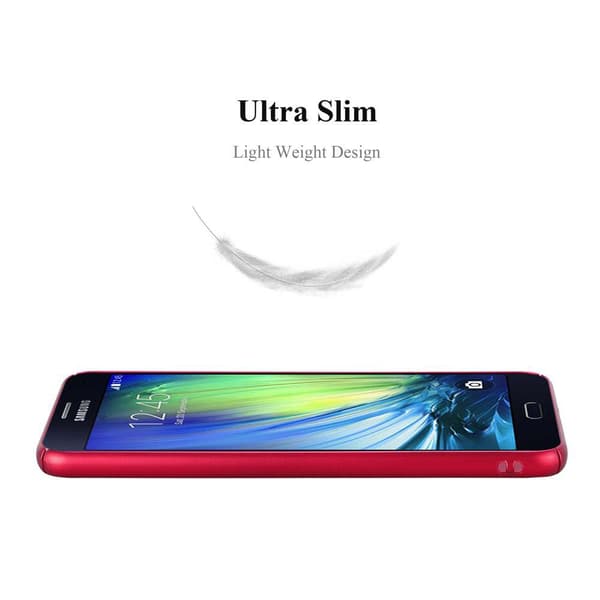 Samsung Galaxy A7 2015 Suojakuori Hard Case Suojakotelo metallin näköinen suojus naarmuja ja iskuja vastaan