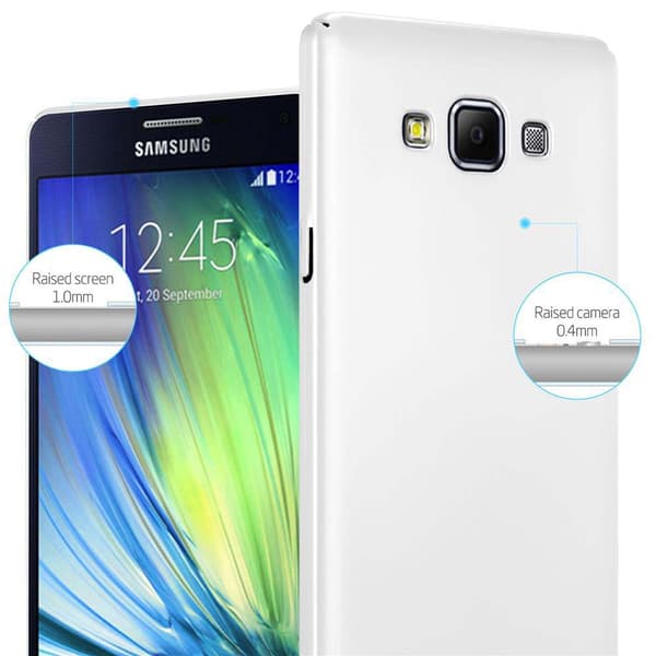 Samsung Galaxy A7 2015 Suojakuori Hard Case Suojakotelo metallin näköinen suojus naarmuja ja iskuja vastaan