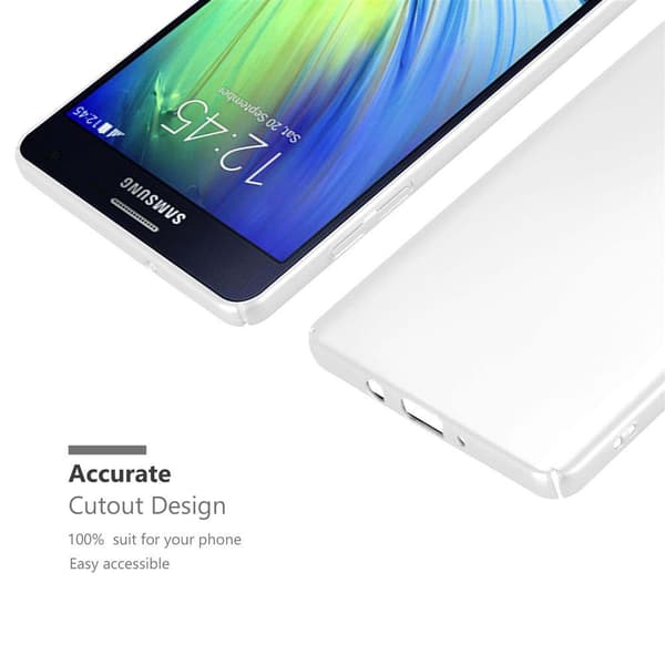 Samsung Galaxy A7 2015 Suojakuori Hard Case Suojakotelo metallin näköinen suojus naarmuja ja iskuja vastaan