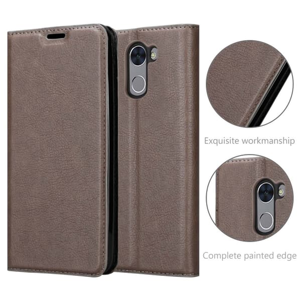 Huawei Y7 PRIME 2017 Fodral Skal Plånboksfodral Case med magnetisk stängning, ståfunktion och kortficka