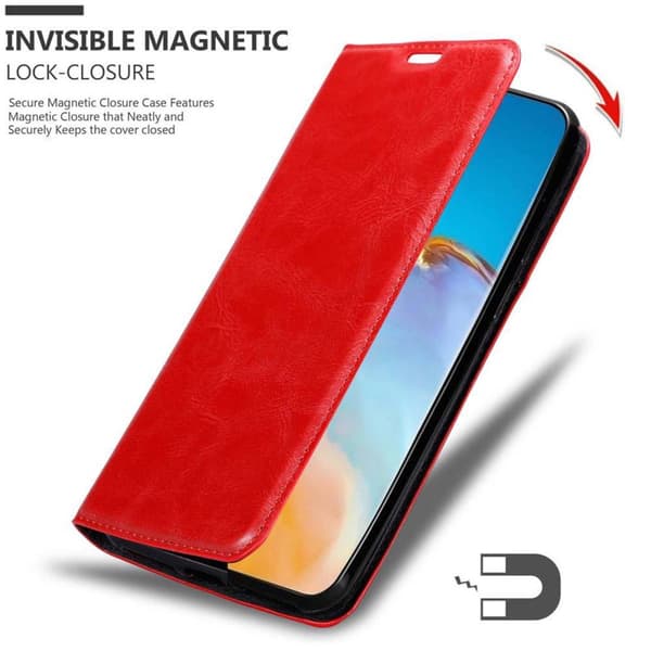 Lommebokdeksel til Huawei P40 PRO / P40 PRO+ Deksel med magnetisk lukking, stativfunksjon og kortlomme