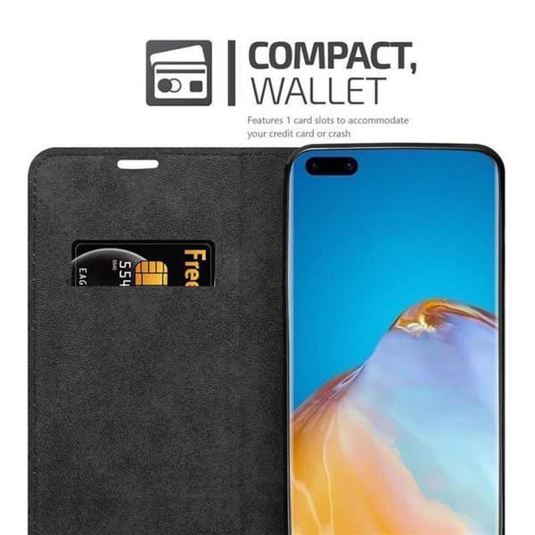 Lommebokdeksel til Huawei P40 PRO / P40 PRO+ Deksel med magnetisk lukking, stativfunksjon og kortlomme