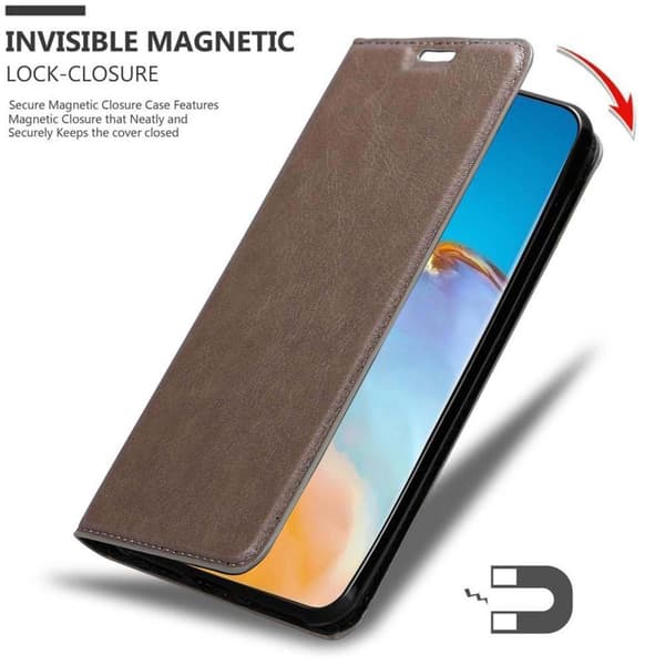 Lommebokdeksel til Huawei P40 PRO / P40 PRO+ Deksel med magnetisk lukking, stativfunksjon og kortlomme