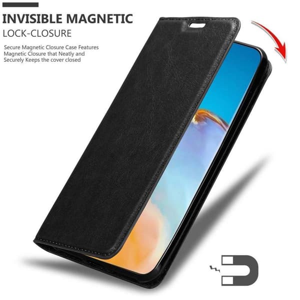 Lommebokdeksel til Huawei P40 PRO / P40 PRO+ Deksel med magnetisk lukking, stativfunksjon og kortlomme