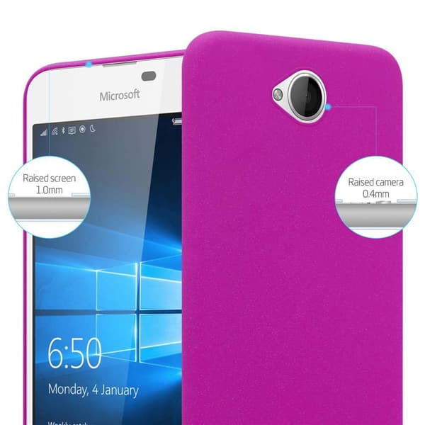 Nokia Lumia 650 Suojakuori Hard Case Suojakotelo himmeällä ulkonäöllä naarmuja ja iskuja vastaan