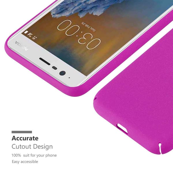 Nokia 3 2017 Suojakuori Hard Case Suojakotelo himmeällä ulkonäöllä naarmuja ja iskuja vastaan