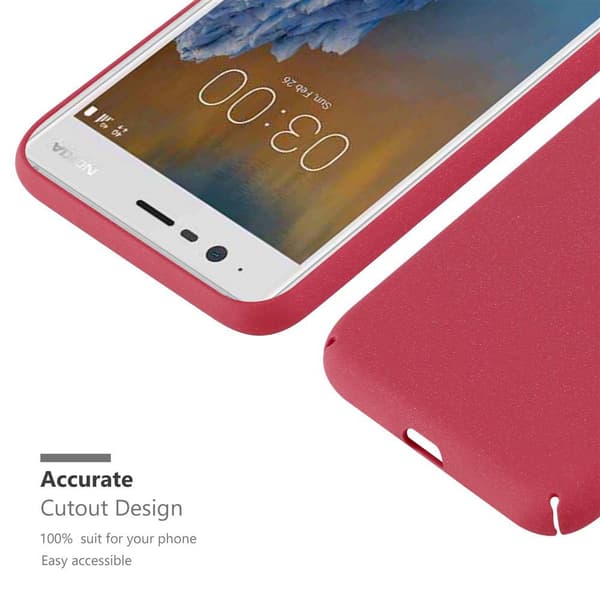 Nokia 3 2017 Suojakuori Hard Case Suojakotelo himmeällä ulkonäöllä naarmuja ja iskuja vastaan