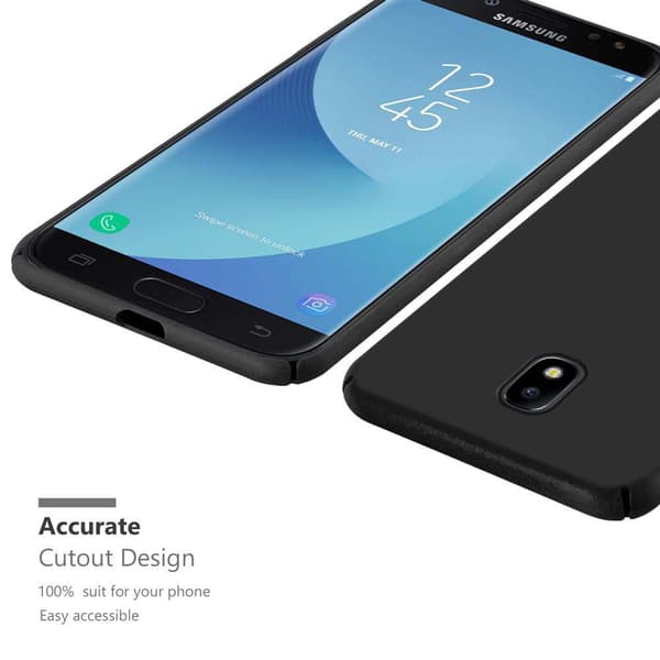 Deksel for Samsung Galaxy J7 2017 Hardt Case Beskyttende i metallutseende mot riper og støt.