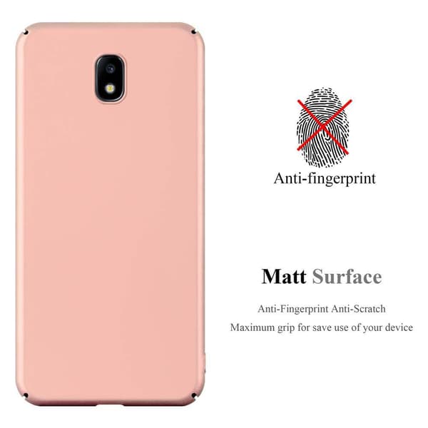 Deksel for Samsung Galaxy J7 2017 Hardt Case Beskyttende i metallutseende mot riper og støt.