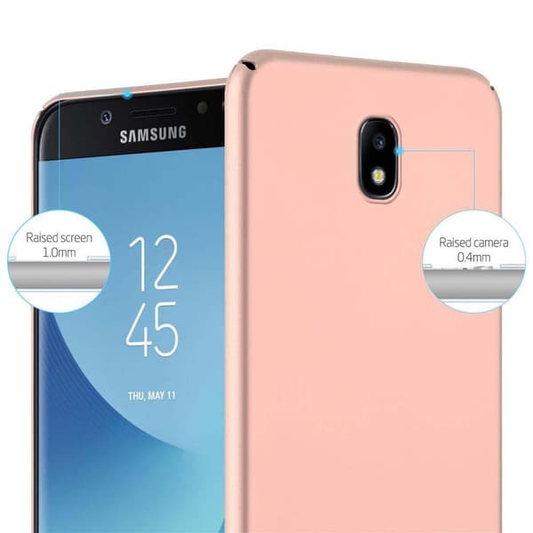Deksel for Samsung Galaxy J7 2017 Hardt Case Beskyttende i metallutseende mot riper og støt.
