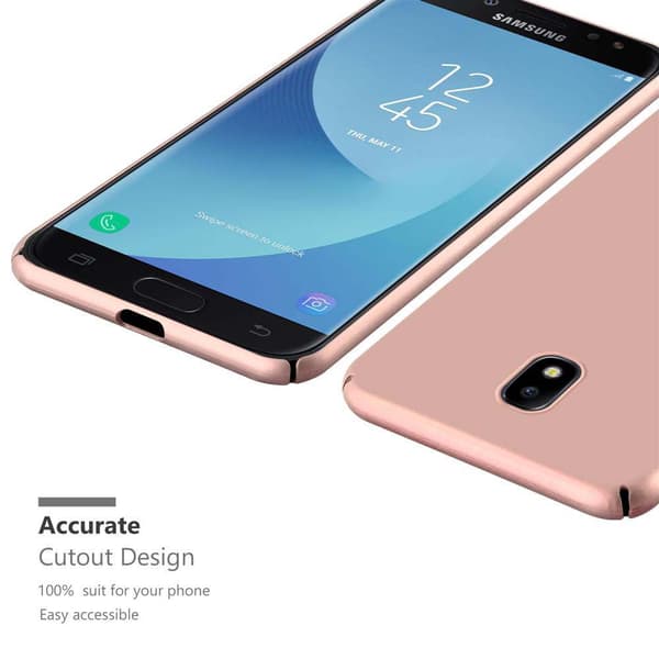 Deksel for Samsung Galaxy J7 2017 Hardt Case Beskyttende i metallutseende mot riper og støt.