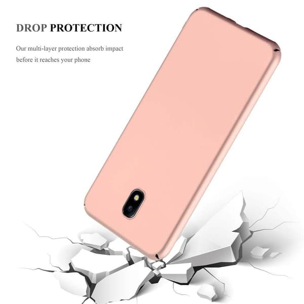 Deksel for Samsung Galaxy J7 2017 Hardt Case Beskyttende i metallutseende mot riper og støt.