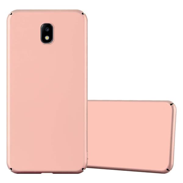 Deksel for Samsung Galaxy J7 2017 Hardt Case Beskyttende i metallutseende mot riper og støt. METALL ROSEGULL