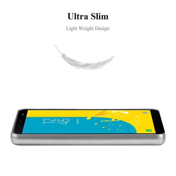 Samsung Galaxy J6 2018 Suojakuori Hard Case Suojakotelo metallin näköinen suojus naarmuja ja iskuja vastaan