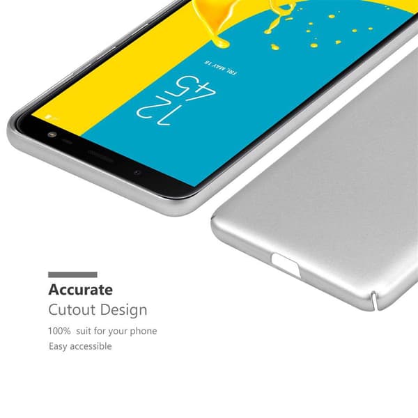 Samsung Galaxy J6 2018 Suojakuori Hard Case Suojakotelo metallin näköinen suojus naarmuja ja iskuja vastaan