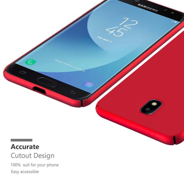 Hårt Samsung Galaxy J5 2017 Fodral Skal Fodral Mobilskydd Hard Case Skyddsomslag i metalloptik mot repor och stötar
