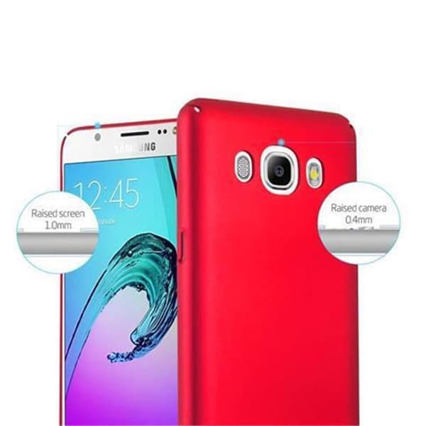 Samsung Galaxy J7 2016 Suojakuori Hard Case Suojakotelo metallin näköinen suojus naarmuja ja iskuja vastaan