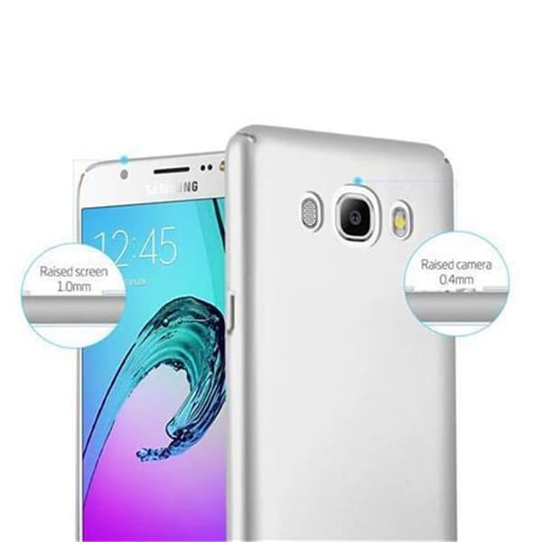 Samsung Galaxy J5 2016 Suojakuori Hard Case Suojakotelo metallin näköinen suojus naarmuja ja iskuja vastaan