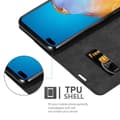 Miniatyrbilde 10 av 11: Lommebokdeksel til Huawei P40 Deksel med magnetisk lukking, stativfunksjon og kortlomme