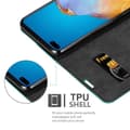 Miniatyrbilde 10 av 11: Lommebokdeksel til Huawei P40 Deksel med magnetisk lukking, stativfunksjon og kortlomme