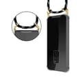 Miniatyrbilde 7 av 8: Deksel med kedja for Huawei MATE 20 Case med gullringer, ledningsstropp og avtakbart etui