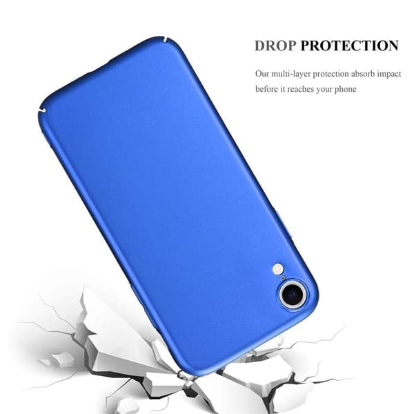 Deksel for iPhone XR Hardt Case Beskyttende i metallutseende mot riper og støt.