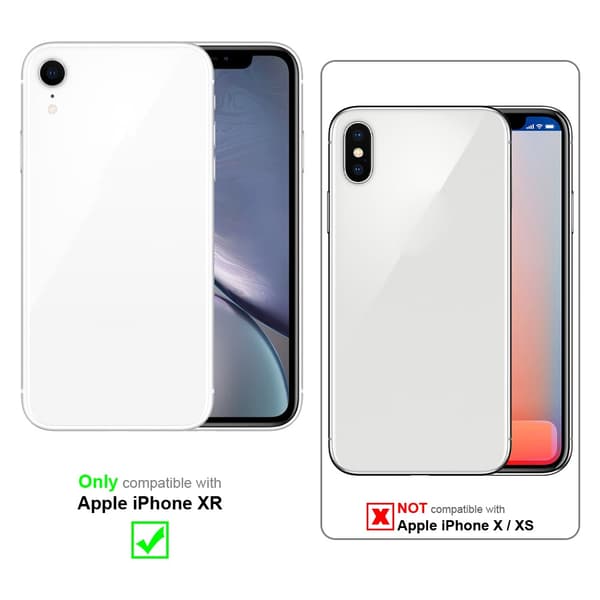 Hårt iPhone XR Fodral Skal Fodral Mobilskydd Hard Case Skyddsomslag i metalloptik mot repor och stötar