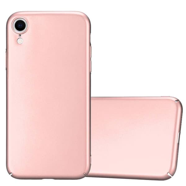 Deksel for iPhone XR Hardt Case Beskyttende i metallutseende mot riper og støt.