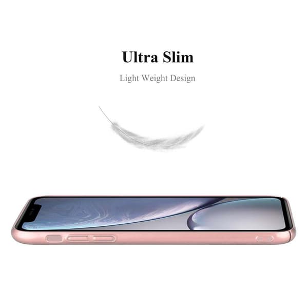 Hårt iPhone XR Fodral Skal Fodral Mobilskydd Hard Case Skyddsomslag i metalloptik mot repor och stötar