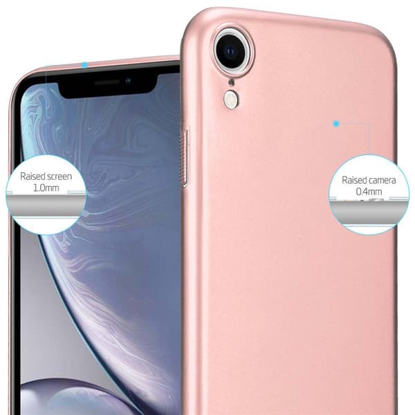 Hårt iPhone XR Fodral Skal Fodral Mobilskydd Hard Case Skyddsomslag i metalloptik mot repor och stötar