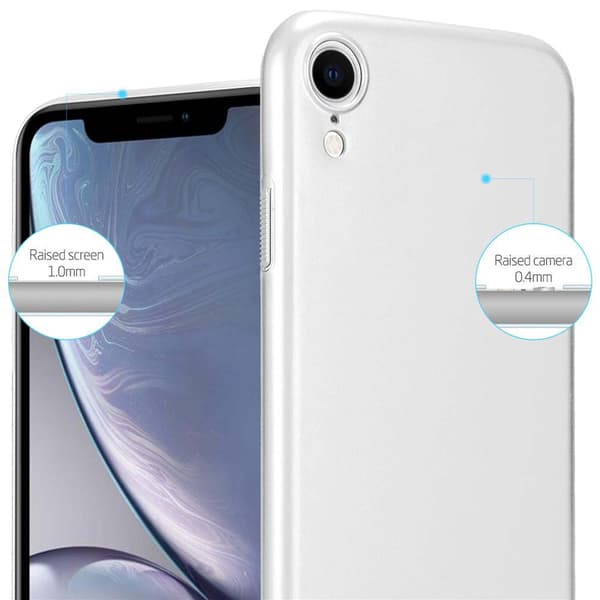 Hårt iPhone XR Fodral Skal Fodral Mobilskydd Hard Case Skyddsomslag i metalloptik mot repor och stötar