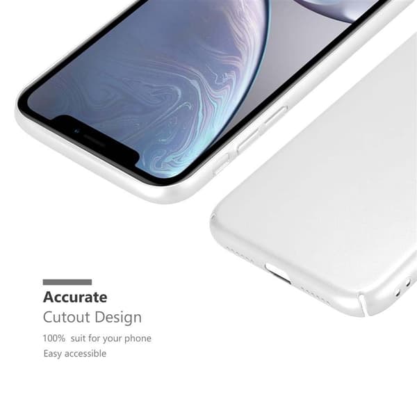 Hårt iPhone XR Fodral Skal Fodral Mobilskydd Hard Case Skyddsomslag i metalloptik mot repor och stötar