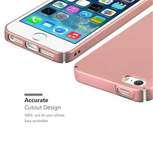 Deksel for iPhone 5 / 5S / SE 2016 Hardt Case Beskyttende i metallutseende mot riper og støt.