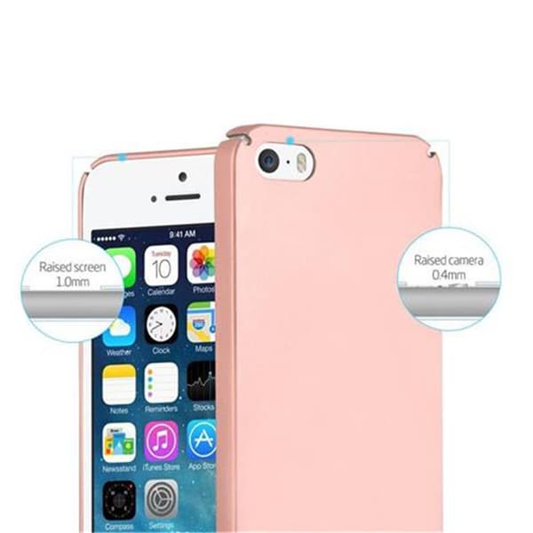 Deksel for iPhone 5 / 5S / SE 2016 Hardt Case Beskyttende i metallutseende mot riper og støt.